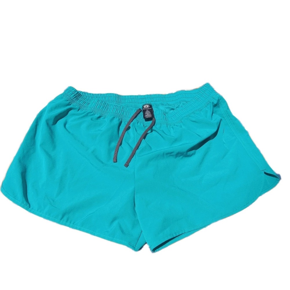 C9 Champion Women's SZ XL Running Jogging Pickleball Shorts Teal Blue